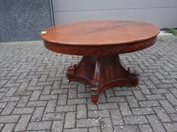 The amish dining room table, side chairs, and amish buffet are each individually handcrafted by expert artisans. Empire Period Dining Table Mahogany Extendable Dining Room Items By Category European Antiques Decorative
