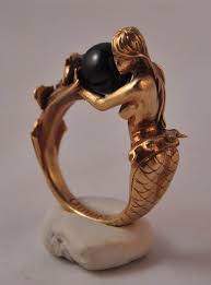 Mermaid Jewelry Mermaid Ring Antique Jewelry