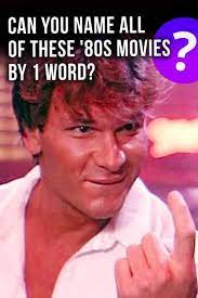 Classic movies are quotable because they're memorable. Quiz Can You Name All Of These 80s Movies By One Word Funny Quiz Questions Fun Quiz Questions Funny Trivia Questions