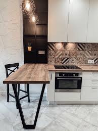Pin By Clemence Dufosse On Interer Interior Design Kitchen Small Kitchen Design Small Small Apartment Kitchen