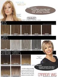 Raquel Welch Wig Color Chart Canada Wigs