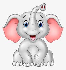Download 165 Preobrazovannyj Cute Baby Elephant Cartoon Free Transparent Png Download Pngkey