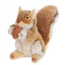 Set Of 3 Lifelike Handcrafted Extra Soft Plush Brown Squirrel With Nut Stuffed Animals 8 75 In 2021 Realistic Stuffed Animals Plush Animals Squirrel