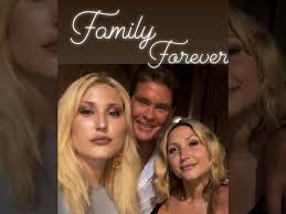 Hayley hasselhoff has become the first ever 'curve model' to cover 'playboy' and revealed her father david hasselhoff has been fully 'supportive' of her career. David Hasselhoff S Daughters Arrive In Italy Ahead Of Upcoming Wedding