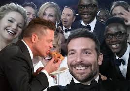 March 2, 2014 at 10:49 p.m. Brad Pitt Pizzabombs The Selfie Ellen Degeneres Oscar Selfie Know Your Meme