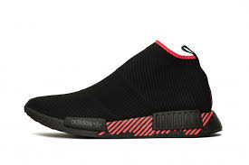 Adidas Originals Nmd Cs1 Primeknit Core Black Shock Red