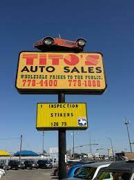 Our christian family has been serving the paso, tx area with great deals on cars, trucks, vans and suvs for more than 21 years. Tito S Auto Sales 7565 Alameda Ave El Paso Tx 79915 Yp Com