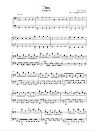 Gladiator Now We Are Free Piano Version Sheet Music Hans Zimmer Inception Time Piano Version Hans Zimmer Classical Sheet Music Piano