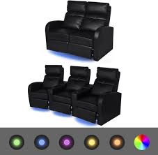 Deze banken zijn volledig op maat te vervaardigen in meer dan 1.000 verschillende stoffen en kleuren! Bol Com Dubbele Tweezits Driezits Fauteuil Met Led Licht Incl 2x Fleece Deken Met Armsteun