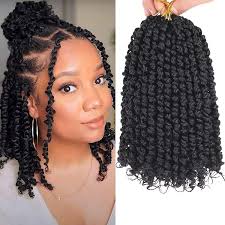 Passion Twist Hair 18 Inch, 6 Packs Water Wave Crochet Hair Pre Looped,  Passion Twist Crochet Hair Black Mixed Brown Color,Synthetic Hair  Extensions For Black Women And Girls ( 132 Strands,T30#) :