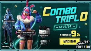 Последние твиты от free fire india official (@indiafreefire). Barba Rara No Evento Combo Triplo Mania Free Fire