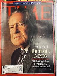 TIME MAGAZINE RICHARD NIXON MAY 2, 1994