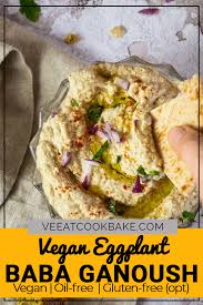 Baba Ganoush Auberginen Dip Wfpb Vegan In 2020 Oil Free Vegan Recipes Babaganoush Recipe Vegan Dip Recipes