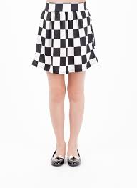 Black And White Checkered Skirt Pin On Topsjeans Skirts