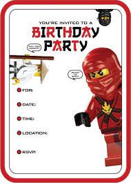 Playful design with editable lego bricks used coming in 5 basic colors: Lego Template Invitation Insymbio