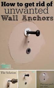 How To Get Rid Of Unwanted Wall Anchors Home Repair Diy Home Repair Wall Anchors