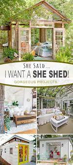 In addition to taking budget into account, think about how much space you need and your level. She Said I Want A She Shed Diy Ideas Plans Kits The Garden Glove She Shed Diy Diy She Shed Building A Shed
