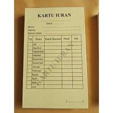 Cara membuat pembukuan sederhana untuk memulai bisnis logiframe. Jual Cetak Kartu Iuran Spp Pembayaran Absensi Arisan Tabungan Kota Surabaya Amiin Fc Tokopedia