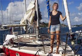Laura dekker, op de hiswa amsterdam vertelt haar verhaal. Weltumseglerin Laura Dekker Erzahlt In Brake Von