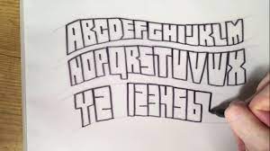 How To Draw A Fast & Simple Graffiti Alphabet With A Sharpie - Learn Super Fast  Graffiti Lettering - Youtube