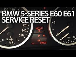 Bmw E60 E61 Reset Service Reminder Inspection Maintenance 5 Series Youtube