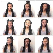 10 Easy Box Braid Hairstyles Half Up Half Down Box Braids Hairstyles Box Braids Styling Braided Hairstyles
