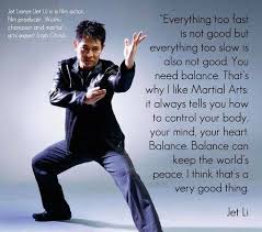 Balance Is Necessary In Martial Arts Balance Martialarts Bodymindspirit Bodymind Peace Truth Speed Jet Martial Arts Quotes Martial Arts Martial