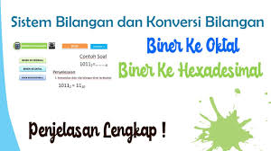 72,325(10) konversikan ke biner b. Konversi Bilangan Biner Ke Oktal Dan Biner Ke Hexadecimal Youtube