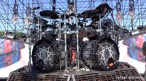 Metallica featuring joey jordison from slipknot on drums from the vol.3 era like us on facebook mate. Rafael Dolinski Joey Jordison S Drum Kit Sao Paulo 2013 Slipknot Facebook