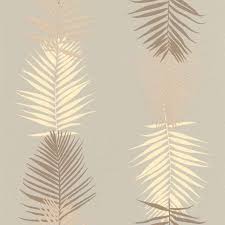 Papier Peint Vinyle 51173109 Gris Taupe Vi Feuille Palme Gr Taupe Leaf Art Abstract Artwork Prints