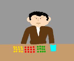 Ashamed for letting a suspect run away, monk goes home and decides to take a new medication prescribed by dr. Mr Monk Takes His Medicine Drawception
