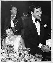 Jerry Lewis laughing wife Patti Palmer Candid Original Vintage Photo 1950's  Rare