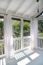 8 Ways To Have More Appealing Screened Porch Deck Porch Curtains Decks And Porches Porch Patio