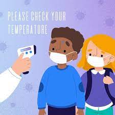 Free Vector Checking Body Temperature Vector Free Starting School Temperatures
