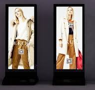 Standing Scrolling Poster Light Box Smart Control Waterproof