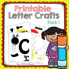 Printable letters for kids, crafters and home decorators. Printable Alphabet Letter Crafts Pack 1 By Fun With Mama Tpt