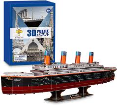 Cubicfun rompecabezas 3d led 3d titanic ship 3d para adultos rms juguetes modelo kits 34.6'', difícil watercraft jigsaw family puzzle 3d y . Buy Wisestar 32 2 L Large Titanic 3d Puzzles Model For Adults And Kids 116pcs Sinking Cruise Boat Ship Play Model Game Toy Craft Kits Educational Toy Birthday Gift For Boys Girls Online