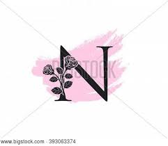 Download abstract letter n logo,gold beauty salon logo design template stock vector and explore similar vectors at adobe stock. Beauty Rose Logo Vector Photo Free Trial Bigstock