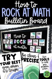Math Classroom Decoration In 2020 Math Bulletin Boards Inspirational Signs Math