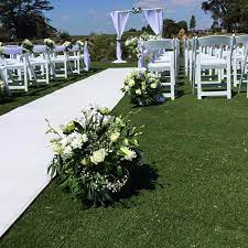 They add interest to your wedding photographs while protecting your bridal gown. Hire Carpet Runner White 3m Long Wedding Hire Melbourne