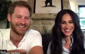 The couple, who shocked britain last year when they stepped back from royal duties. Prince Harry And Meghan Markle Oprah Interview Nothing Off Limits Daily Mail Online