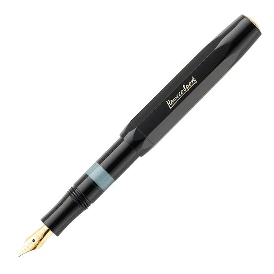Kaweco Piston Sport AL Solo Black FP Broad 11000328
