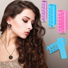 14 Pieces Plastic Hair Rollers, Happon Small Size Curlers Snap Rollers Self  Grip Rollers Hairdressing Curlers No Heat Hair Curlers for DIY Hairdressing  Hair Salon Hair Barber (Random Color)