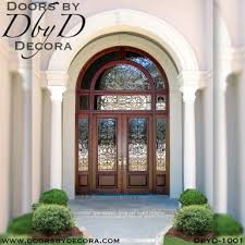 With a slight arch in the top panel, this adds a hint of traditional styling to this entry door. Custom Radius Arched Top Doors Solid Wood Entry Doors By Decora