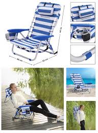Please pick one option before clicking add to cart. Strandstuhl Mit Kopfkissen Tragbarer Klappstuhl Campingstuhl Verstellbar Gcb62bu Ebay