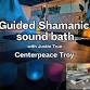 Guided Shamanic Sound Bath with Justin True - CenterPeace Healing and Events Center Troy, 2609 Crooks Rd Event Image
