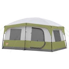 It also comes with cord access, so you can camp in the backyard and use the electricity from your home. Coleman Juniper Grove 13x9 8 Person Cabin Style Tent On Popscreen