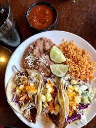 I had the grilled sea bass with a mango salsa. Grilled Fish Tacos Picture Of The Sonora Grill Ogden Tripadvisor