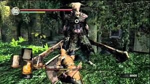 Dark Souls Boss Battle - Capra Demon - YouTube