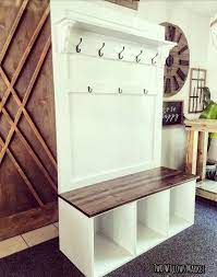Eingang Rustikale Bauernhaus Halle Baum Schuhbank Mantel Etsy In 2021 Rustikales Bauernhaus Flurgarderobe Schuhbank